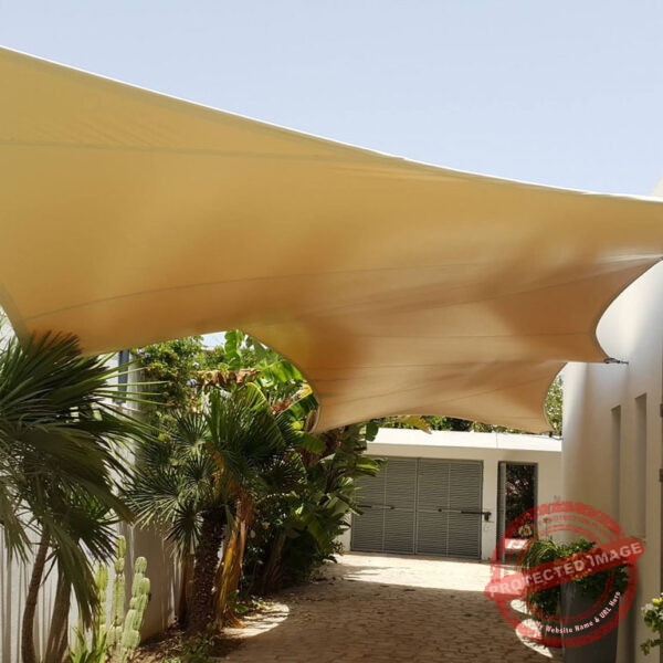 Privat-Sonnensegel-Carport
