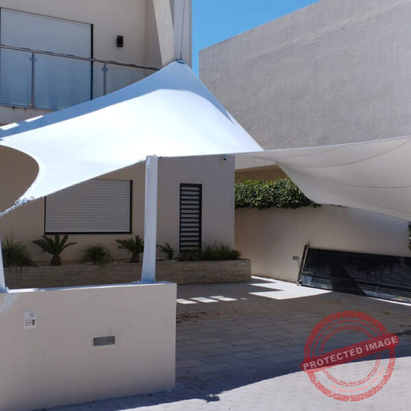 Sonnesegel-Membrandach